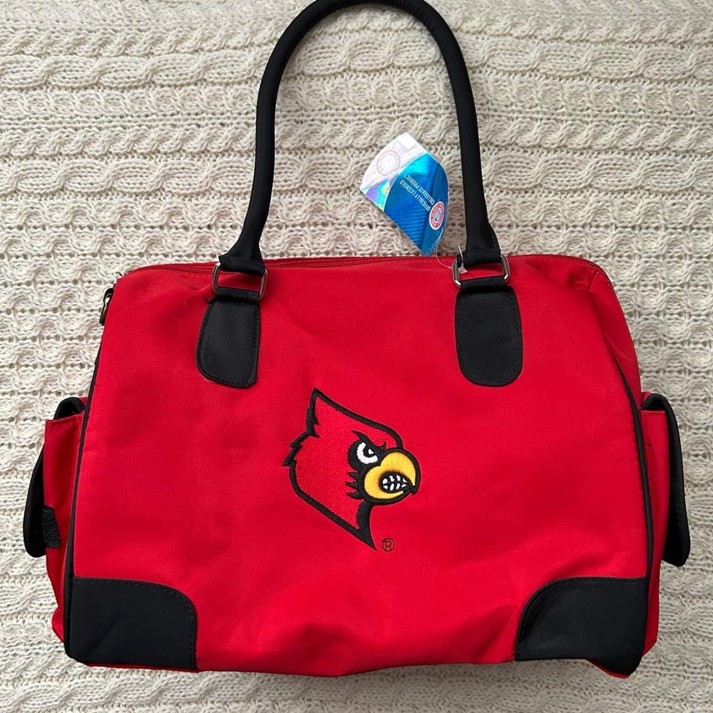 University of Louisville purse with Cardinal Logo - NEW with tags!